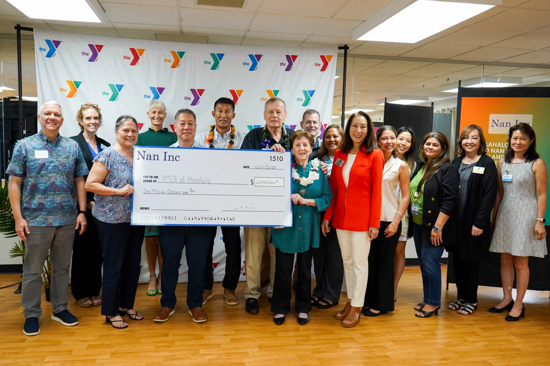 Nan with YMCA Senior Leadership